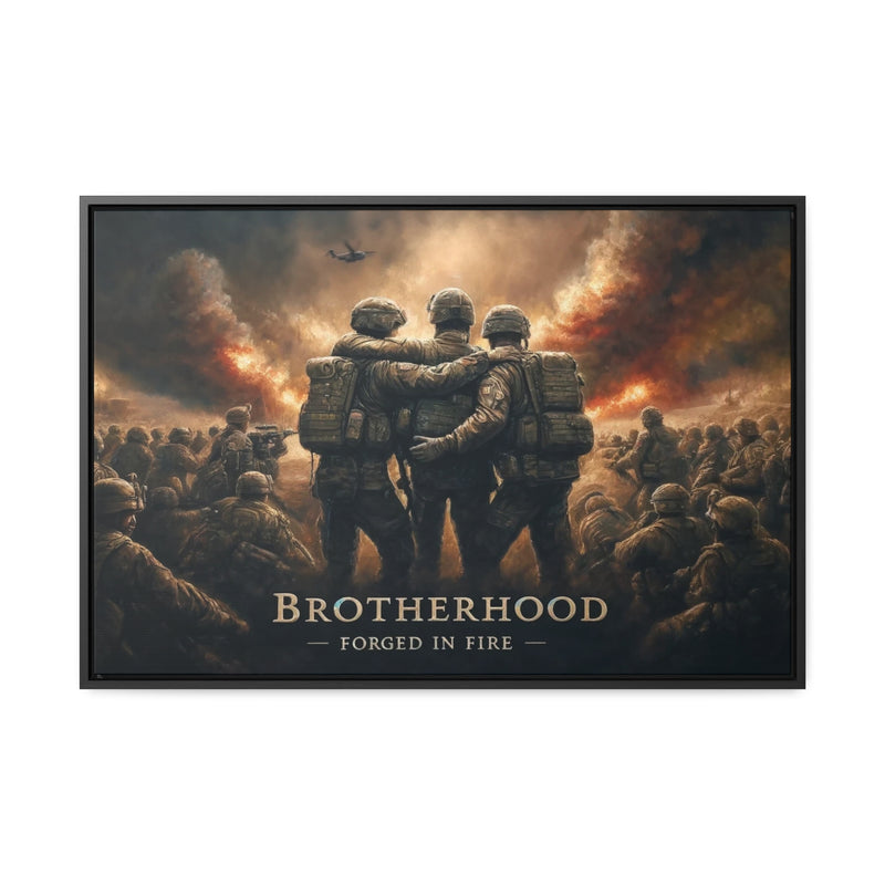 Brotherhood: Forged in Fire - Framed Canvas