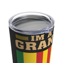 Proudly Served: 20oz Military Design Tumbler - A Dad, Grandpa, and Vietnam Veteran