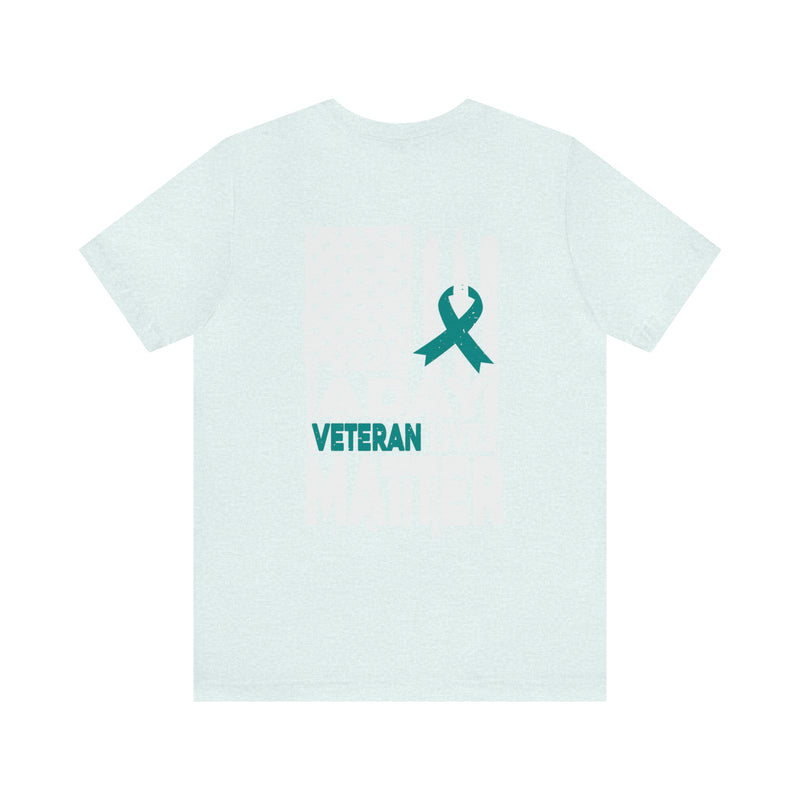 22 a Day: Supporting Veteran Lives Matter with our PTSD Design Cotton T-Shirt