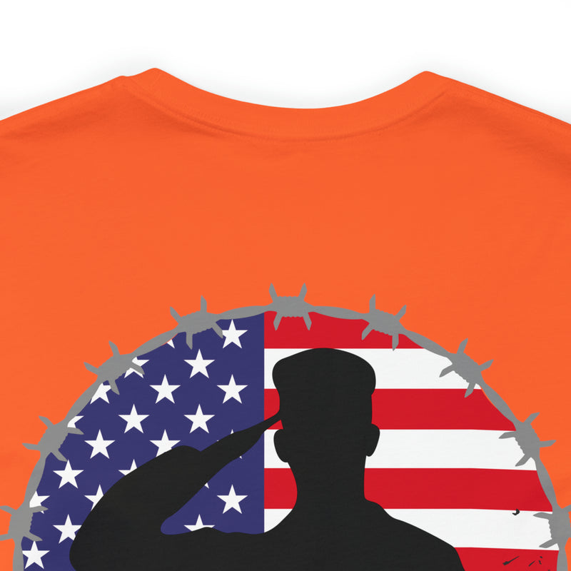 Gratitude Unveiled: Thank You Veterans Military Design T-Shirt