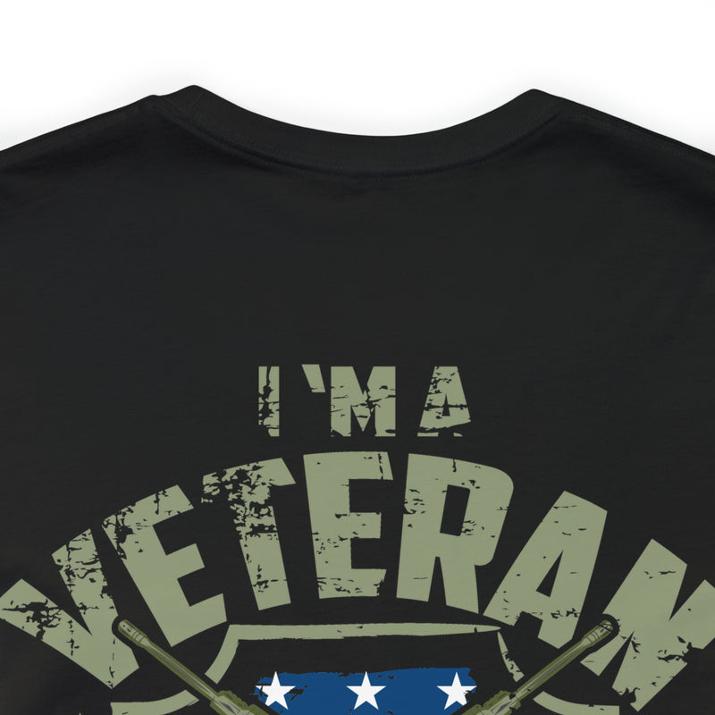 Timeless Service: Military Design T-Shirt - 'I'm a Veteran - My Oath of Enlistment Has No Expiration Date