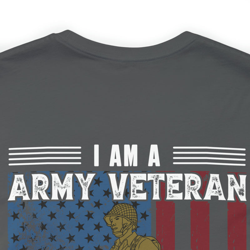 Veteran's Wit and Skill: Military T-Shirt - 'I Am an Army Veteran, I Can Fix Stupid But It's Gonna Hurt