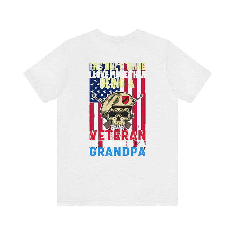 Veteran-Grandpa Pride: The Ultimate Military Design T-Shirt for Proud Grandfathers!