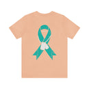 Veteran PTSD Awareness Teal Ribbon Design T-Shirt