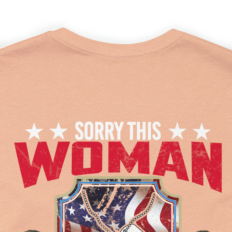 Taken by a Sexy US Veteran: Military Design T-Shirt Celebrating Love and Patriotism