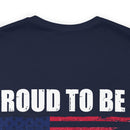 Pride in Unity: 'Proud to be a Military Family' Military Design T-Shirt