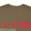 U.S. Veteran: Military Design T-Shirt - I Walked the Walk, Defending Our Nation