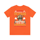 Warning: Married to a Veteran - Messing with Me is Hazardous to Your Health - Military Design T-Shirt