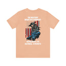 Mighty Reflection: 'The Military Might Represents National Strength' Military Design T-Shirt