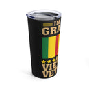 Proudly Served: 20oz Military Design Tumbler - A Dad, Grandpa, and Vietnam Veteran