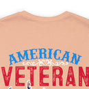 USA-Made Valor: Military Design T-Shirt - American Veteran, Serving with Honor
