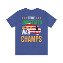 2Time Undefeated World War Champs Military T-Shirt: Showcase Your Victory
