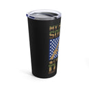 Proud Dad: Favorite Soldier Military Design Tumbler - 20oz