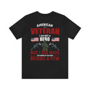 American Veteran: Walking Beside Heroes T-Shirt with Military Design - Honoring the Few