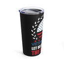 On This Veterans Day: Remembering the Service 20oz Military Design Tumbler - Black Background