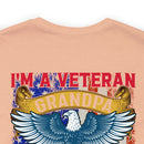 Proud Veteran Grandpa: Military Design T-Shirt - Defender of Strangers, Guardian of Grandkids
