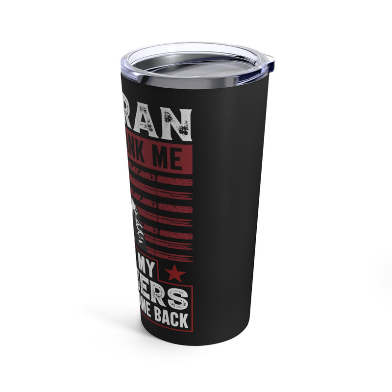 Brothers Remembered: Commemorate Fallen Heroes with our 20oz Military Design Tumbler