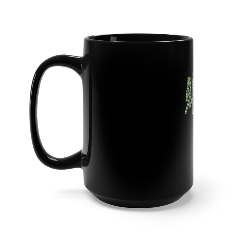 Army Mom: Military Design Black Mug - 15oz - Proudly Support Your Military Hero with this Stylish Mug!