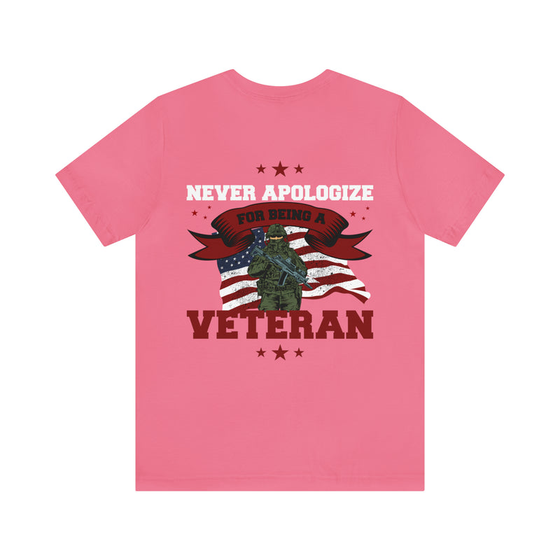 Unapologetically Veteran: Military Design T-Shirt, Embrace Your Service with Pride