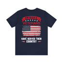 America's Veterans: Honoring Those Who Served with Military Design T-Shirt
