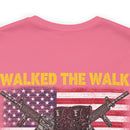Vietnam Veteran Tribute: 'I Walked The Line' Military Design T-Shirt