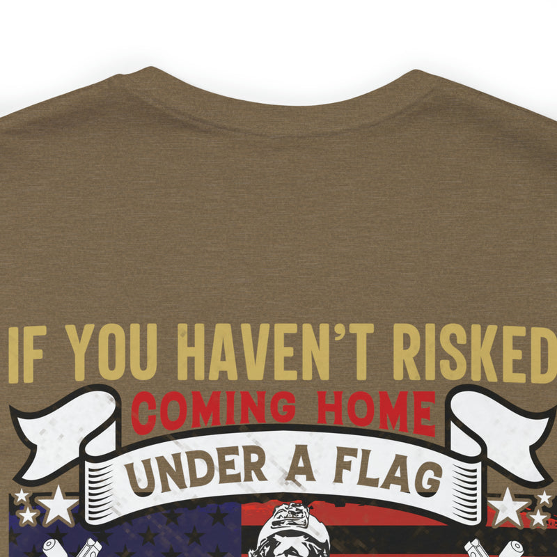 Proudly Worn: Military Design T-Shirt - Respecting the Sacrifice, Honoring the Flag