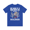 Soldier's Journey: Military Design T-Shirt Celebrating Valor and Transformation