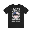 Family of Warriors: Military Design T-Shirt Embracing the Spirit of Battle