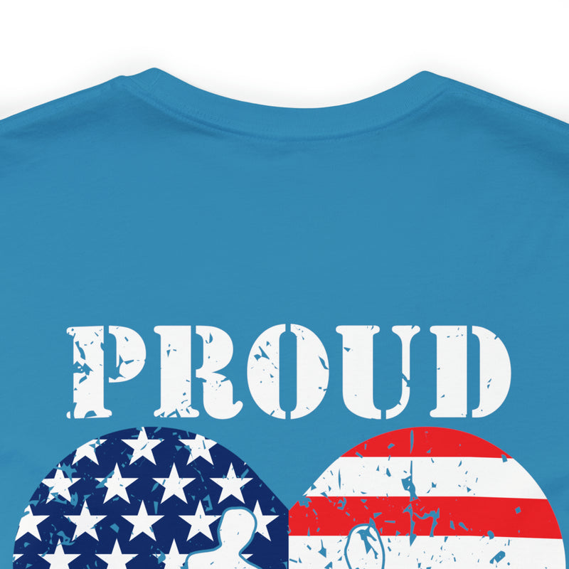 Proud Family Legacy: Military Design T-Shirt Celebrating Service and Unity