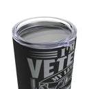 Sarcastic Veteran Vibes: 20oz Military Design Tumbler for the Witty and Wise
