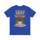Sarcastic Army Veteran: Military Design T-Shirt - 'I'm a Grumpy Old Army Veteran, My Level of Sarcasm Depends on Your Level of Stupidity