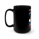 Unyielding Valor: 15oz Black Military Design Mug - I've Faced Darkness, My Oath Endures