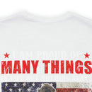 Women's 'Proud Veteran's Daughter' Military-Style T-Shirt - Celebrating Pride and Honor in Family Service