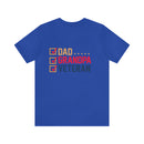 Dad, Grandpa, Veteran: Military Design T-Shirt Celebrating Family Heroes!