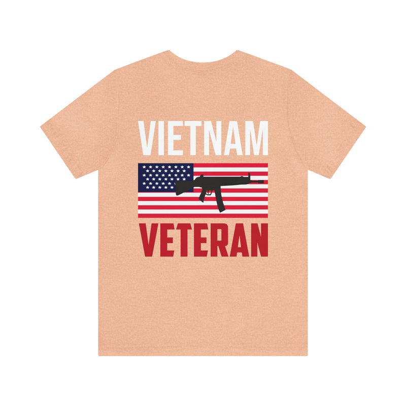 Honoring the Sacrifice: Military T-Shirt with 'Vietnam Veteran' Design