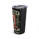 Proud U.S. Army Veteran: 20oz Military Design Tumbler - Honoring Service with Pride!