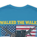 Vietnam Veteran Tribute: 'I Walked The Line' Military Design T-Shirt