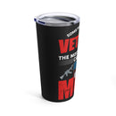 Proud Veteran, Prized Mom: 20oz Military Design Tumbler for the Unforgettable Mothers