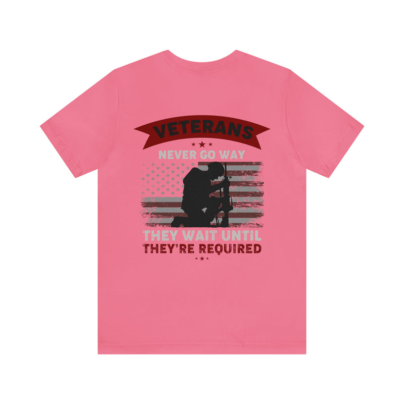 Ever Ready Veterans: Military Design T-Shirt - Always Prepared, Never Forgotten