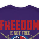 United States Veteran: Freedom Isn't Free - Military Design T-Shirt Honoring Sacrifice