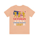 Honoring Courage: Veteran of the United States Army Military Design T-Shirt