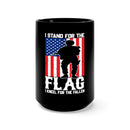Proudly United: Military Design Black Mug - 15oz