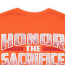 Patriotic Remembrance: Military Design T-Shirt - 'Honor the Sacrifice, Remember the Service