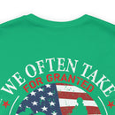 Gratitude Unleashed: Military Design T-Shirt Reminding Us to Appreciate What Truly Matters