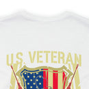 Defender of Liberty and Freedom: U.S. Veteran Military Design T-Shirt - Honoring True Heroes