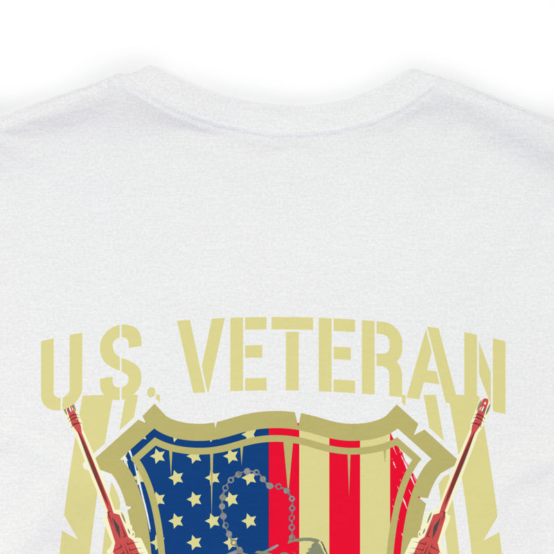 Defender of Liberty and Freedom: U.S. Veteran Military Design T-Shirt - Honoring True Heroes