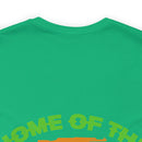 Proudly Brave: Military Design T-Shirt - 'Home of the Free Because of the Brave