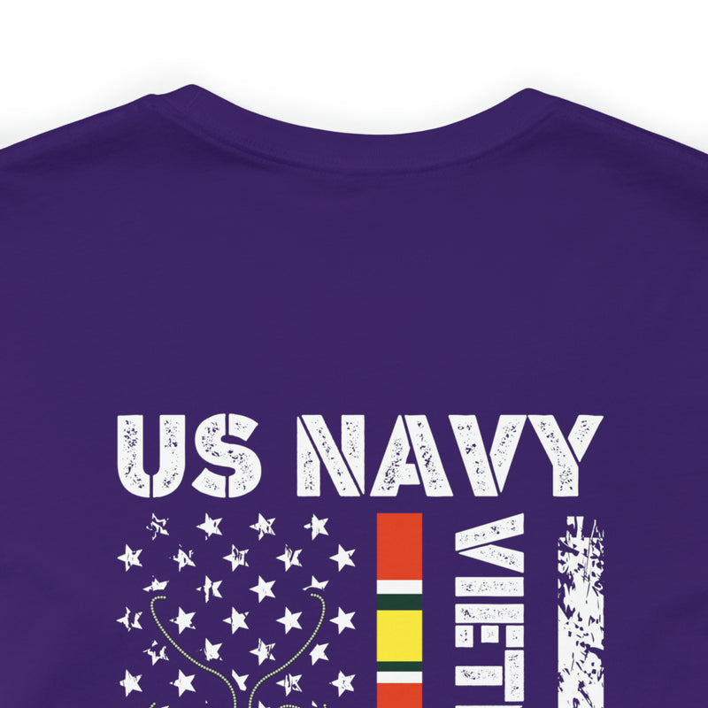 US Navy Vietnam Veteran Tribute: Military-Style T-Shirt Honoring Service and Sacrifice