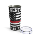 USS Kentucky SSBN 737: 20oz Military Design Tumbler - Black Background Edition