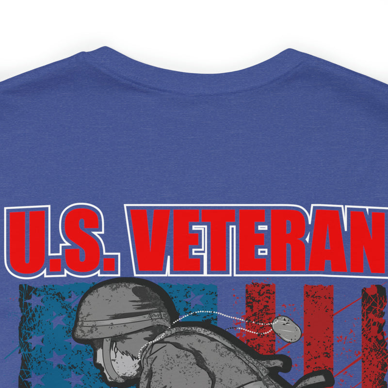 Defender of Liberty and Freedom: U.S. Veteran Military Design T-Shirt